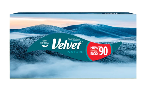 Chust. higieniczne 90szt. białe 3-warst. Velvet